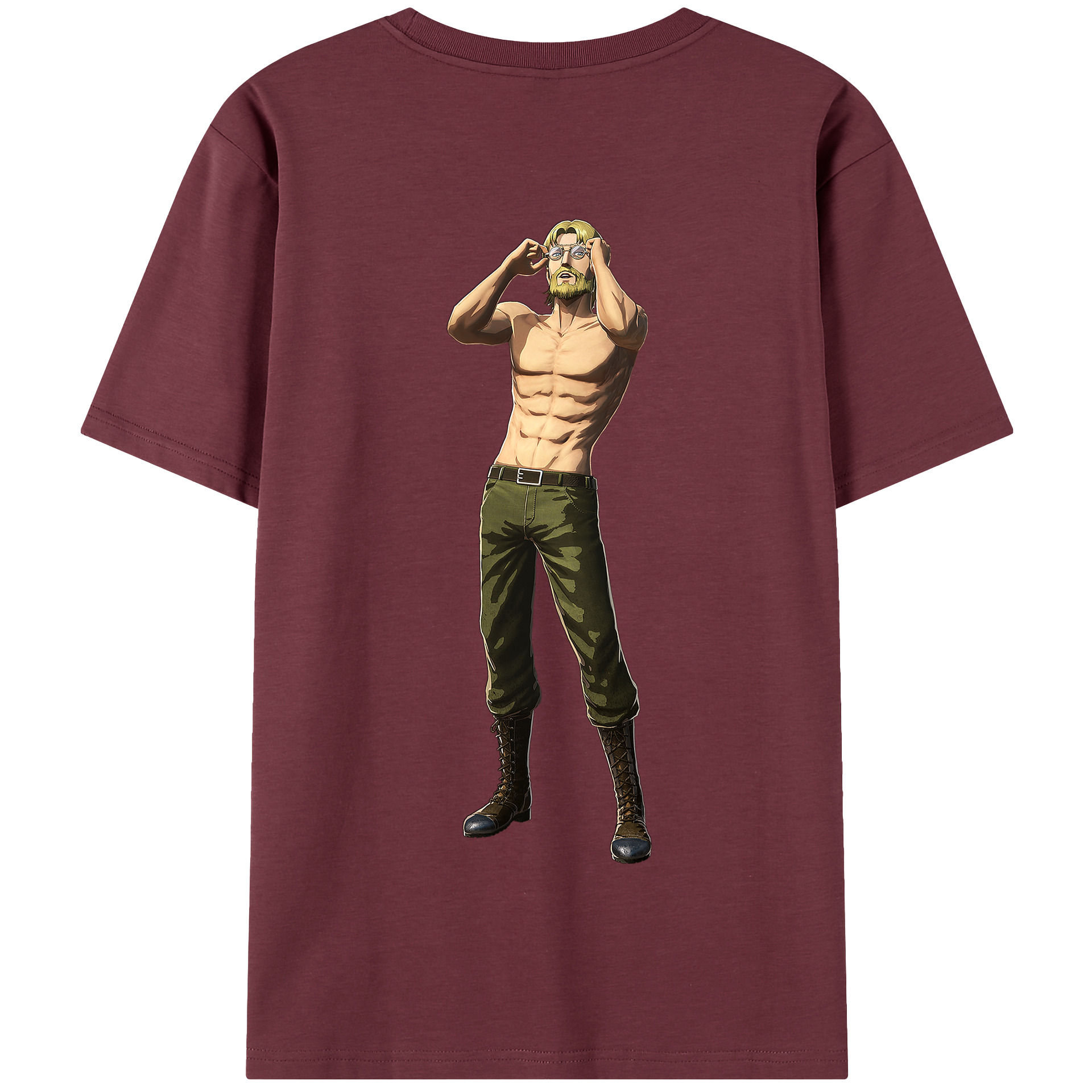 （画像用） 進撃の巨人 Attack on Titan 綿100％半袖Tシャツ（背面プリント）